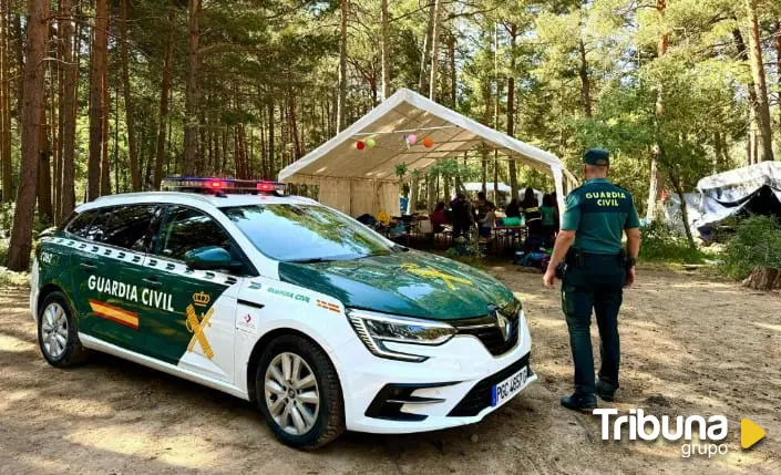 Las tormentas obligan a evacuar un campamento en Vinuesa