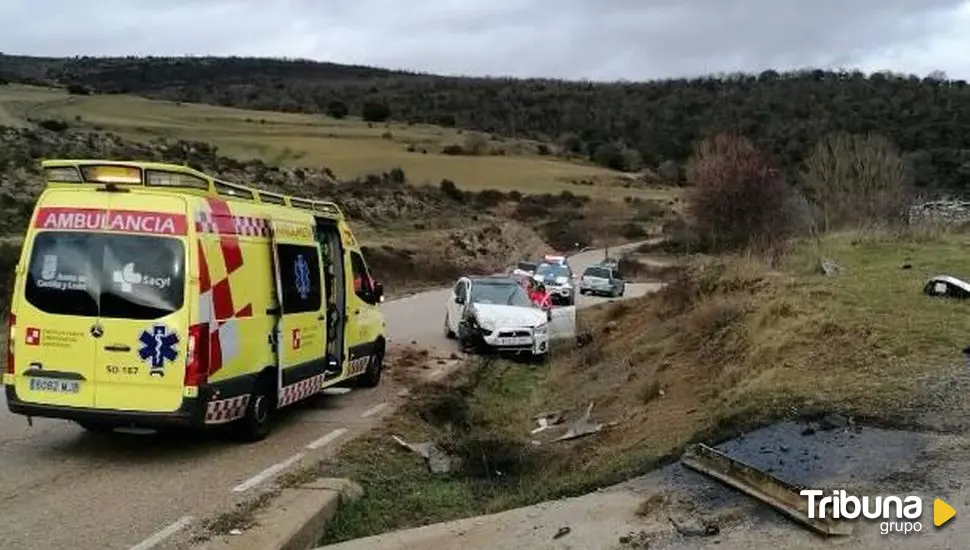 Un fallecido al salirse de la vía el coche que conducía y chocar contra una arqueta en Magaña