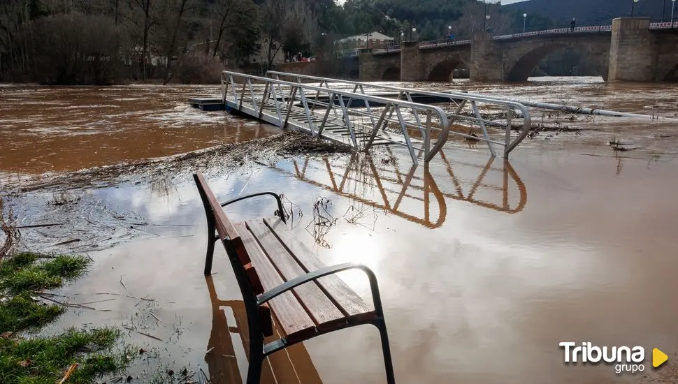 Evacuadas cien personas del restaurante de Valonsadero por el desbordamiento del río Pedrajas