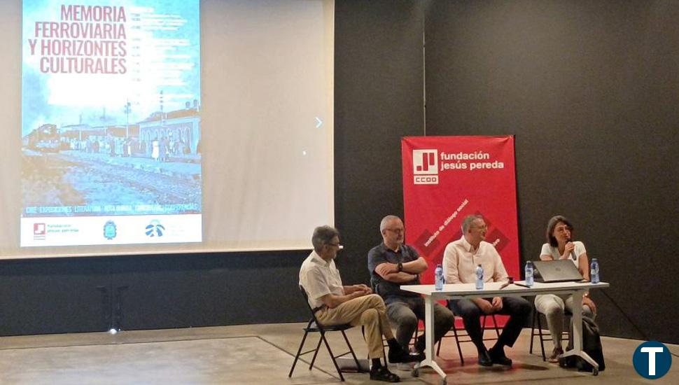 La Fundación Jesús Pereda de CCOO rememora la importancia que tuvo el ferrocarril en Arcos de Jalón