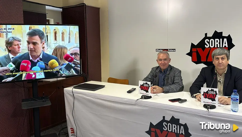 Soria Ya! acusa al PSOE  de `mentir a los sorianos´