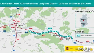 Transportes adjudica por 180 millones el tramo de la A-11 entre Langa y Aranda de Duero 