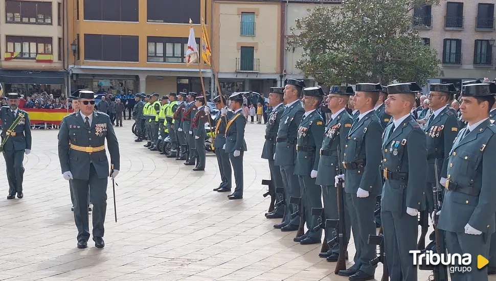 La Guardia Civil celebra en Almazán el 180º aniversario de su fundación