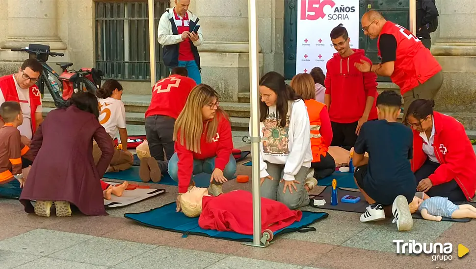 Cruz Roja Soria imparte talleres de formación en primeros auxilios